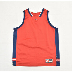 Nike Women's Jersey Team Sports Polyester Red Blue Size 2XL / 20 Basketball
